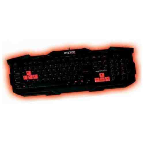 Tastatură Gaming approx! APPWRATH Negru Roșu