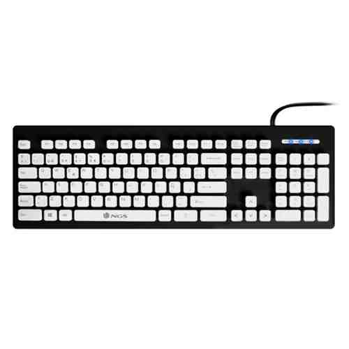 Tastatură NGS Clipper Negru Spaniolă