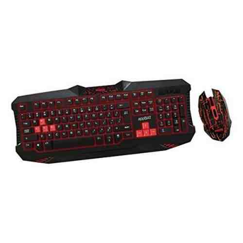 Tastatură și Mouse Gaming approx! APPBAT Negru Roșu