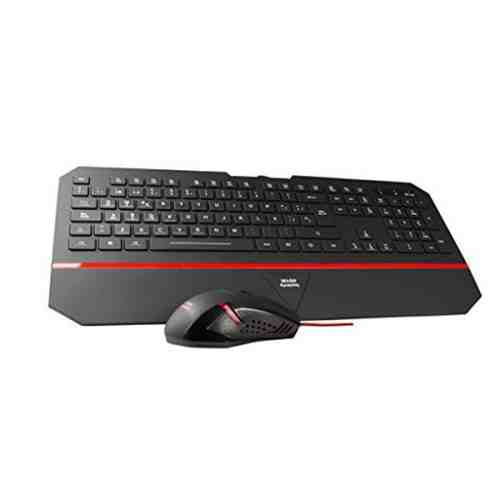 Tastatură și Mouse Gaming Tacens MCP2 Negru Roșu