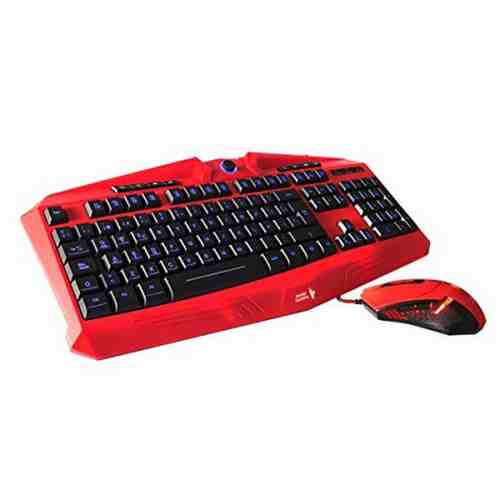 Tastatură și Mouse Gaming Tacens MCPVU1 Negru Roșu