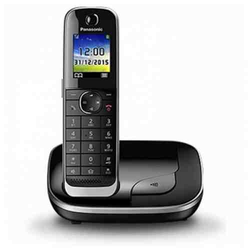 Telefon fără Fir Panasonic KX-TGJ310SPB DECT 1,8" TFT GAP Negru