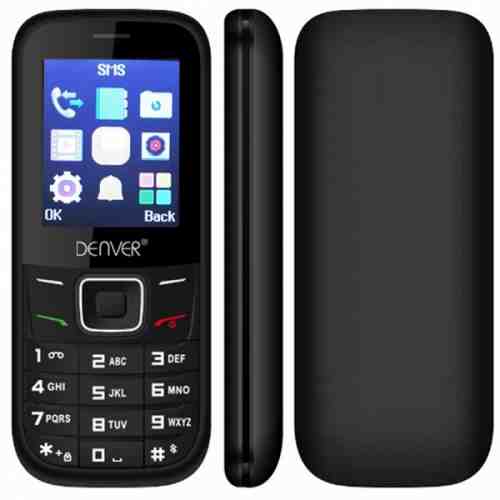 Telefon Mobil pentru Persoane Vârstnice Denver Electronics FAS-18100M 1,77 TFT SMS MICRO USB Negru"
