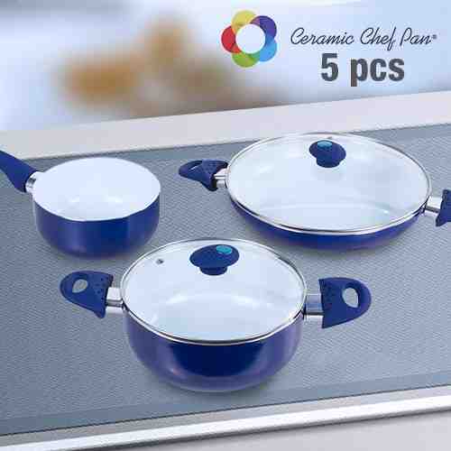 Vase de Bucătărie Ceramic Chef Pan (5 piese) 5-6 Ani