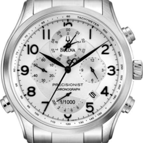 Ceas Bulova 96B183 Precisionist Wilton Chronograph Silver Dial Barbatesc