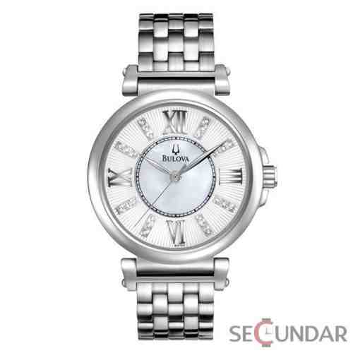 Ceas Bulova 96P134 Diamond White MOP Dial de Dama