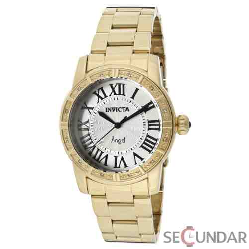 Ceas Invicta 14374 Angel Diamond-Accented 18k Gold De Dama