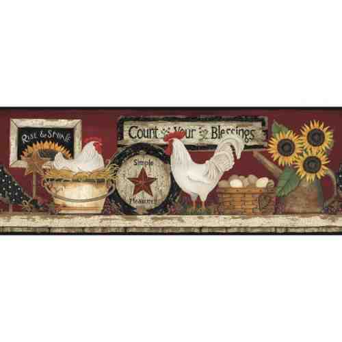 Bordura HEN AND ROOSTER | CB5538BD