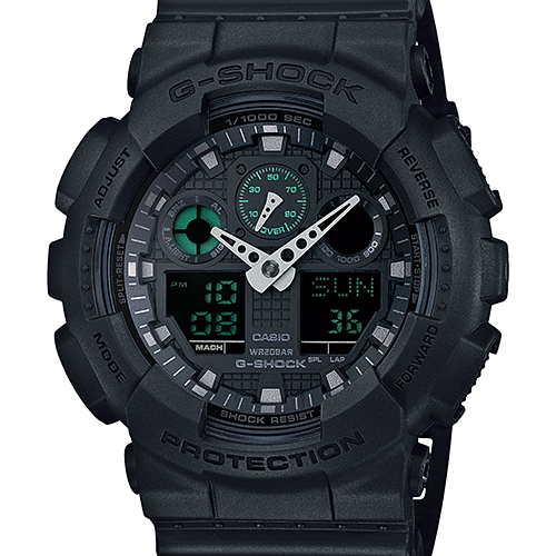 Ceas Casio G-Shock GA-100MB-1A Barbatesc