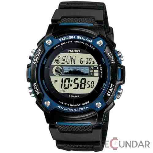 Ceas Casio Sports W-S210H-1A Tough Solar Black Digital Barbatesc