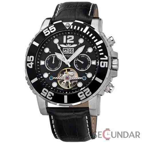 Ceas Perigaum Automatik P-1104-S-LE Black Sport Collection Barbatesc