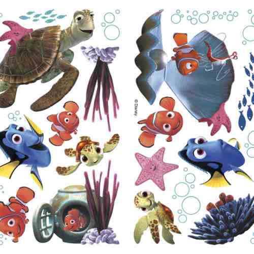 Stickere In cautarea lui NEMO | 4 colite de 25,4 cm x 45,7 cm
