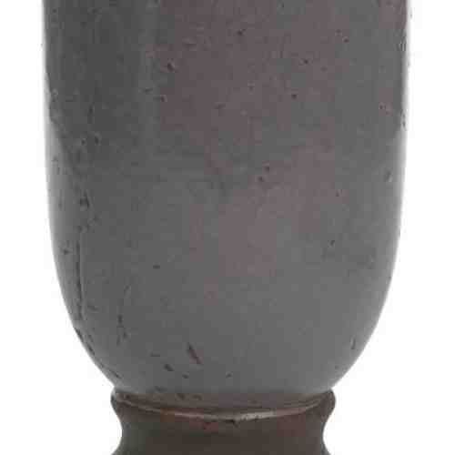 Vaza ceramica gri rotund | 8776
