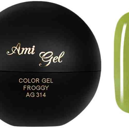 Gel Colorat Pentru Acoperire Si Pictura - Soak Off Color Gel Froggy 5gr - AMI GEL