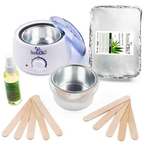 Kit Epilare Ceara Traditionala SensoPRO Italia Aloe, 1 Kg