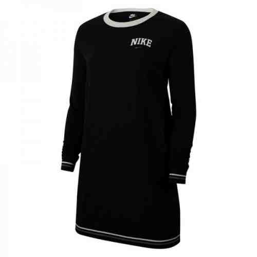 ROCHIE Nike W NSW DRESS LS FLC VRSTY