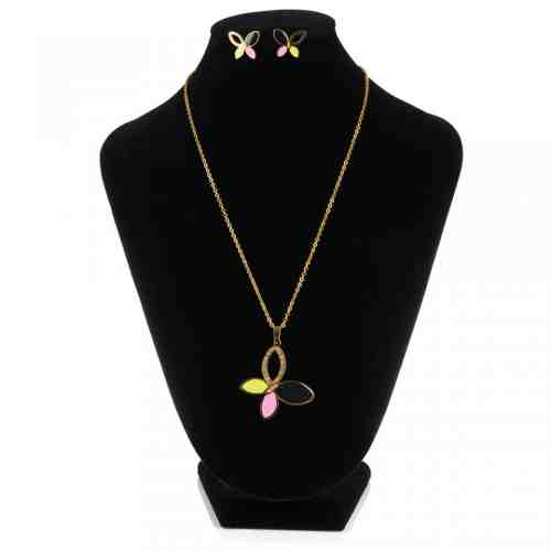 Set Bijuterii Inox Summer Butterflies