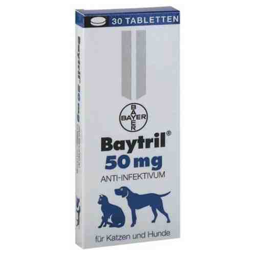 Baytril Flavoured 50 mg x 30 tbl