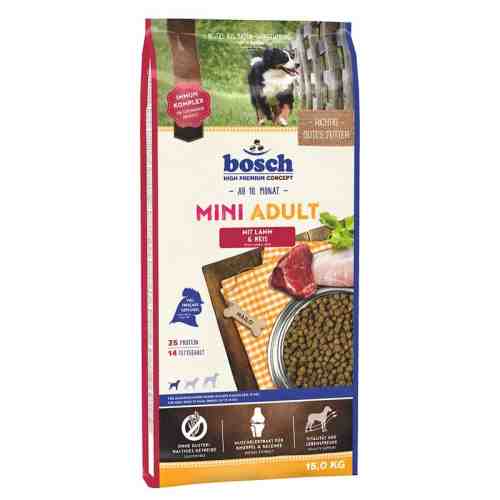 Bosch Adult Mini Lamb & Rice 15kg
