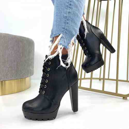 Botine Admini Negre #B5399