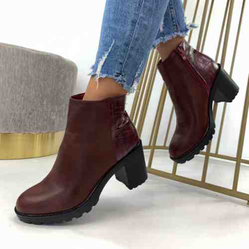 Botine Emmalin Bordo #B5678
