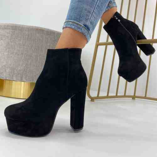 Botine Fatima2 Negre #B6071