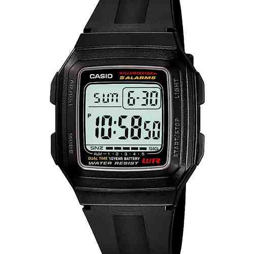 Ceas pentru barbati, Casio Digital, F-201WA-1ADF