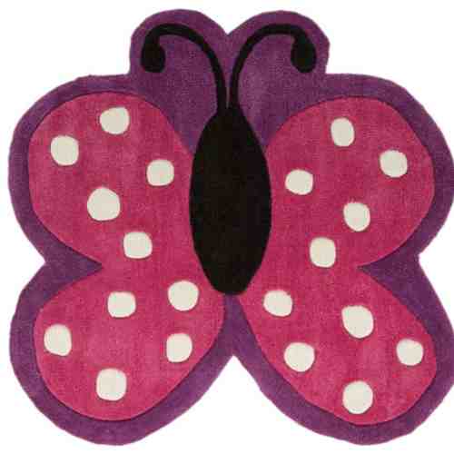 Covor Polka Butterfly 90x90 cm