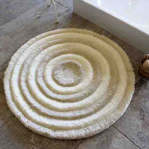 Covoras de baie Alessia Ecru 90 cm