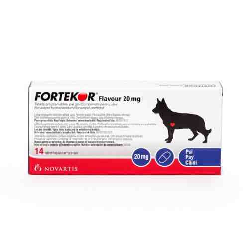 Fortekor 20 mg (21-80 kg), 14 tablete 