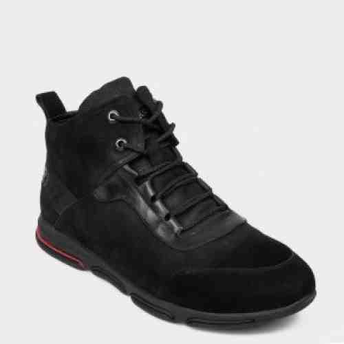 Ghete GRYXX negre, B00611, din nabuc