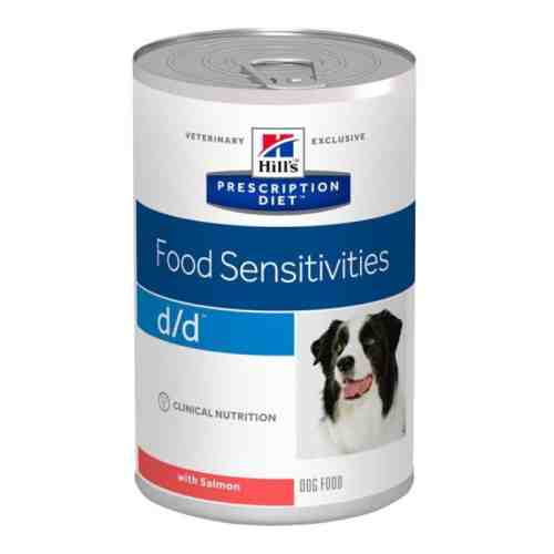 Hill's PD d/d Food Sensitivities hrana pentru caini cu somon 370 g