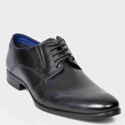 Pantofi BUGATTI negri, 44606, din piele naturala