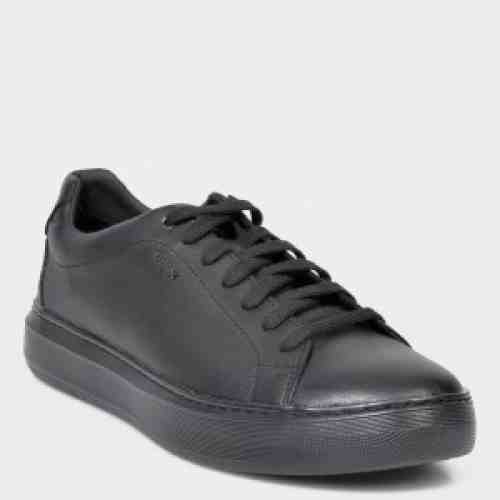 Pantofi sport GEOX negri, U845WB, din piele naturala