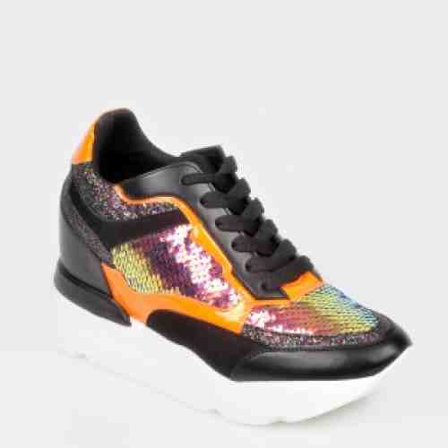 Pantofi sport GRYXX negri, MO75BT6, din piele ecologica