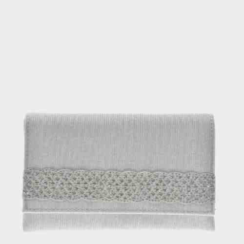 Poseta plic MENBUR argintie, 844940, din material textil
