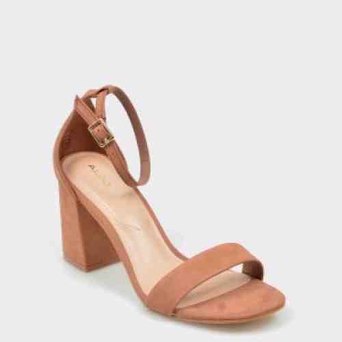 Sandale ALDO maro, Eteisa, din piele intoarsa