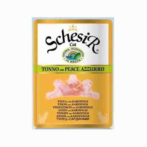Schesir Pisica Supa Ton-Peste Oceanic 70 g conserva