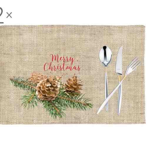 Set 2 individualuri Christmas Delight 33x45 cm