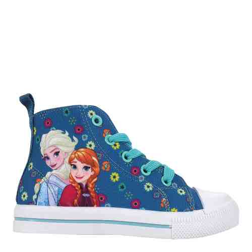 Tenisi copii Frozen albastri cu verde