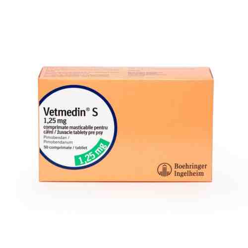 Vetmedin 1.25 mg, 50 tablete masticabile