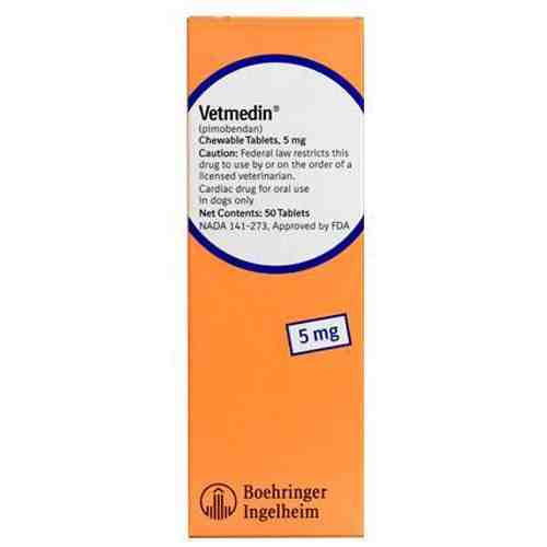 Vetmedin 5 mg, 50 tablete masticabile