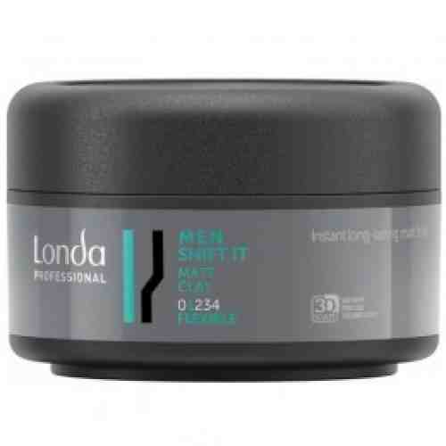 Ceara cu Aspect Mat si Fixare Flexibila - Londa Professional Men Shift It Matt Clay 75 ml