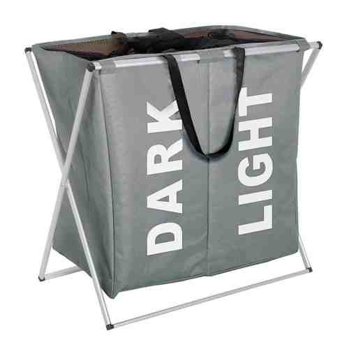 Cos pentru rufe Duo Grey 120 L