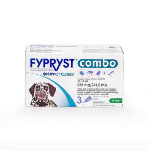 Fypryst Combo Dog L 268 mg (20 - 40 kg), 3 pipete