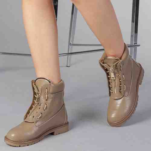 Ghete dama Jean khaki