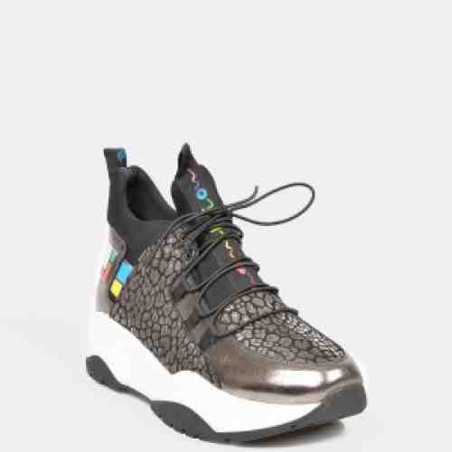 Pantofi sport FLAVIA PASSINI gri, Nb476, din material textil si piele naturala