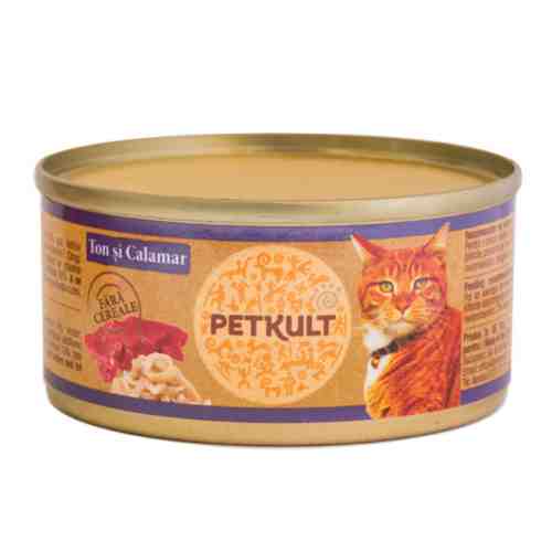 Petkult Cat Ton cu Calamar 80 g