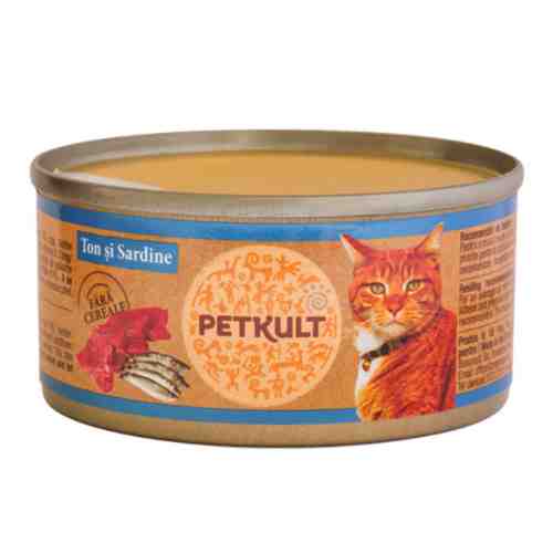 Petkult Cat Ton cu Sardina 80 g