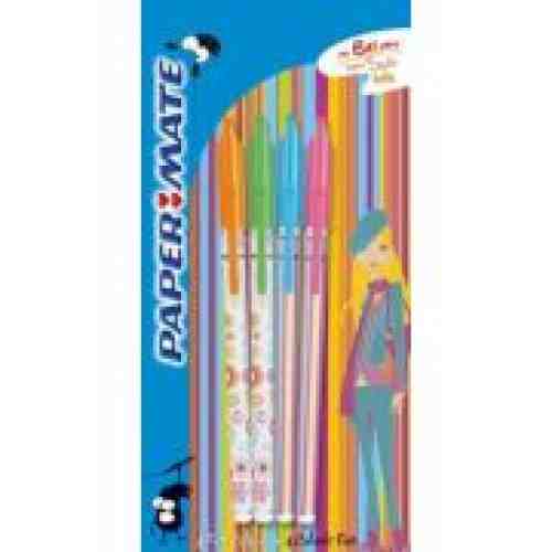 Pix fara mecanism Papermate, pentru fete, 4 buc/set